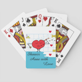 Duschströmung Liebe Spielkarten
