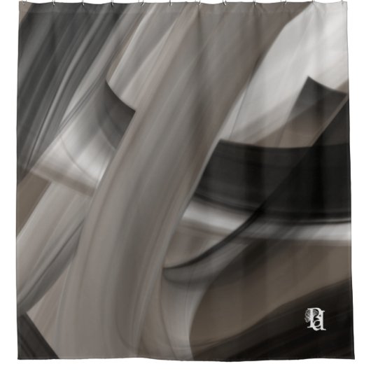 Duschvorhang Abstract Home Terra’s sanfter Flüster (Vorderseite)