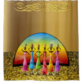 Duschvorhang Afrikanisch (Vorderseite)