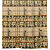 Duschvorhang Afrikanisch (Vorderseite)