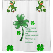 Duschvorhang am Saint Patrick's Day (Vorderseite)