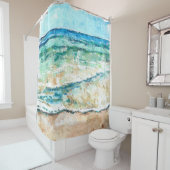 Duschvorhang am Strand (Beispiel)