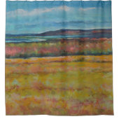 Duschvorhang an der Küste Sanddüne (Vorderseite)