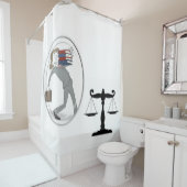 Duschvorhang Anwältin (Beispiel)