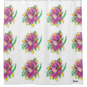 Duschvorhang Asiatische Liege (Vorderseite)