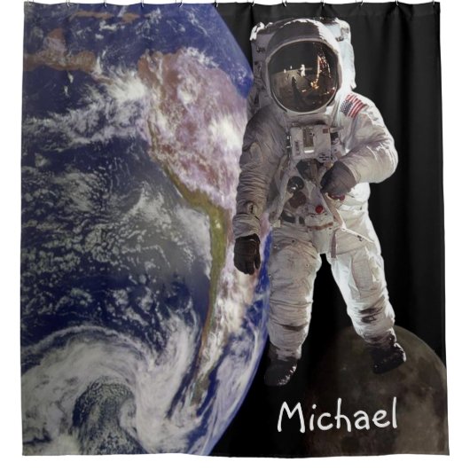 Duschvorhang Astronaut (Vorderseite)