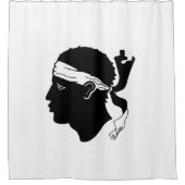 Duschvorhang auf Korsika (Vorderseite)