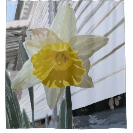 Duschvorhang aus Daffodien