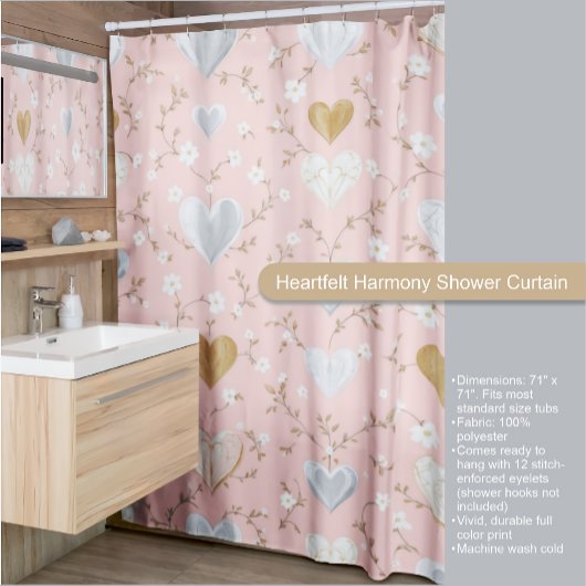 Duschvorhang aus dem Herzen