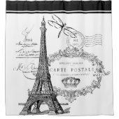 Duschvorhang aus Eiffelturm (Vorderseite)