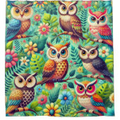 Duschvorhang aus Eulendusche (Vorderseite)