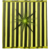 Duschvorhang aus gelbem Streifen (Vorderseite)