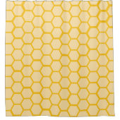 Duschvorhang aus gelben Bienen (Vorderseite)