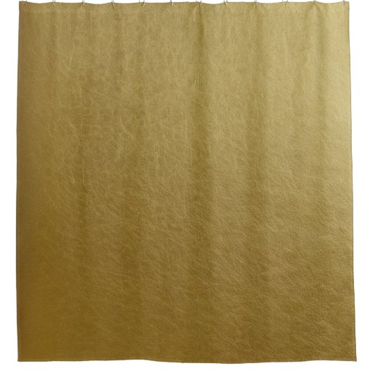 Duschvorhang aus Gold-Leder (Vorderseite)