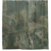 Duschvorhang aus grünem Marmor (Vorderseite)