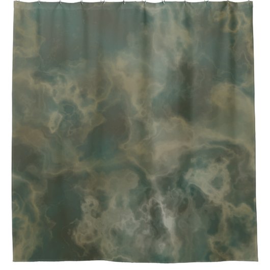 Duschvorhang aus grünem Marmor (Vorderseite)