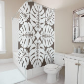 Duschvorhang aus hawaiianischem Steppholz (Beispiel)