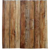 Duschvorhang aus Holz (Vorderseite)