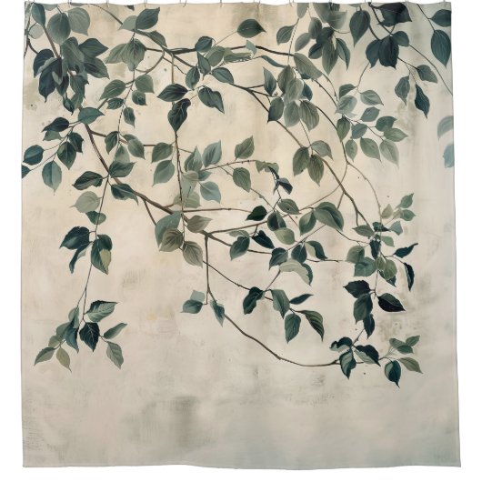 Duschvorhang aus Leafy-Händen (Vorderseite)