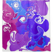 Duschvorhang aus Marmor (Vorderseite)