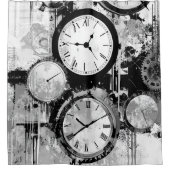 Duschvorhang aus Mechanik (Vorderseite)