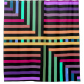 Duschvorhang aus Parkett (Vorderseite)