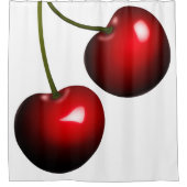Duschvorhang aus Red Sweet Cherry - Custom Colors (Vorderseite)