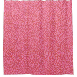 Duschvorhang aus rosa Leopard