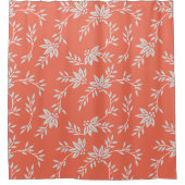 Duschvorhang aus rostfreiem und grauem Muster (Vorderseite)