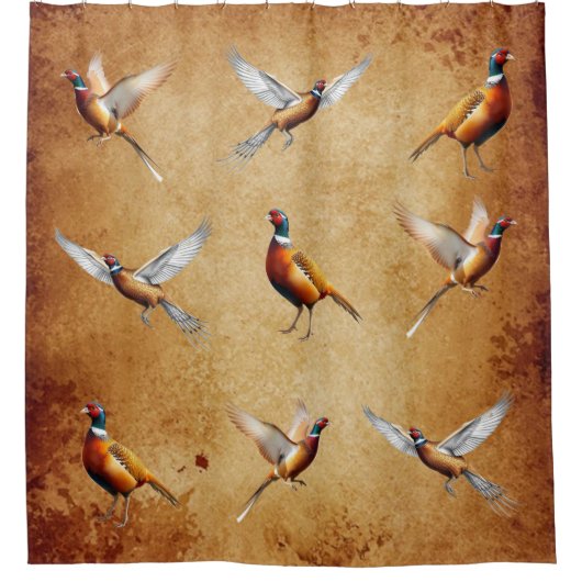 Duschvorhang aus rotem Nacken (Vorderseite)