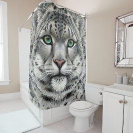 Duschvorhang aus Snow Leopard