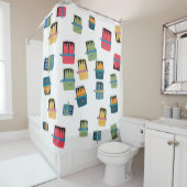 Duschvorhang aus Zinnfischen (Beispiel)