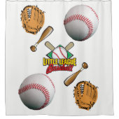 Duschvorhang Baseball (Vorderseite)