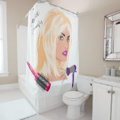 Duschvorhang Beauty Salon (Beispiel)