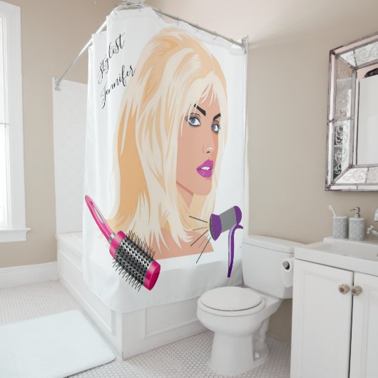 Duschvorhang Beauty Salon (Beispiel)