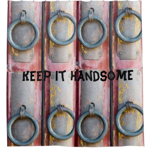 Duschvorhang Behalten schön (Vorderseite)