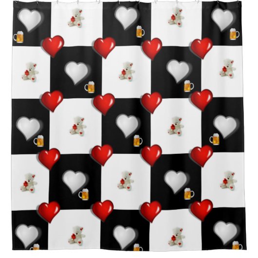 Duschvorhang-Bier Duschvorhang (Vorderseite)