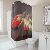 Duschvorhang blass rot und dunkel (Beispiel)