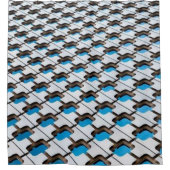 Duschvorhang blau (Vorderseite)