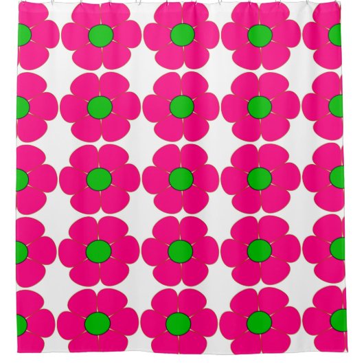 Duschvorhang/Blume Duschvorhang (Vorderseite)