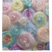 Duschvorhang Blumengarn (Vorderseite)