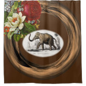 Duschvorhang Blumengestelle (Vorderseite)