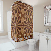 Duschvorhang braun (Beispiel)