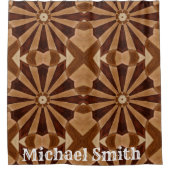 Duschvorhang braun (Vorderseite)