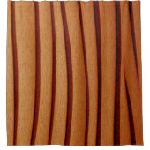 Duschvorhang brennen rustikal Orange (Vorderseite)