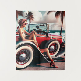 Duschvorhang Classic Auto Wandteppich