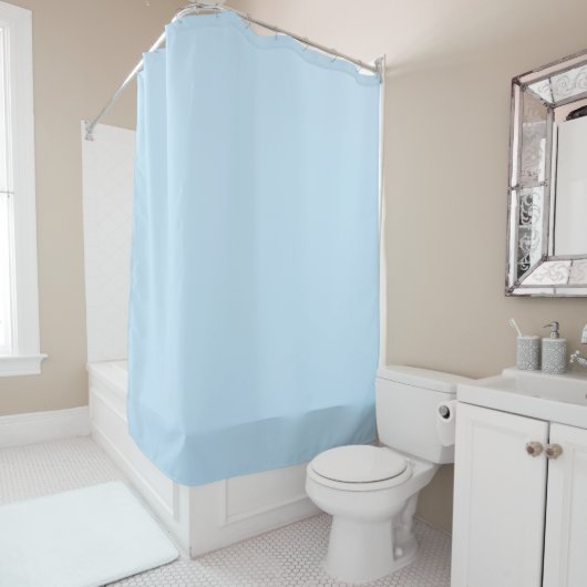 Duschvorhang Classic Soft Babyblau (Beispiel)