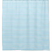 Duschvorhang Clearwater Streifen Capri blau (Vorderseite)