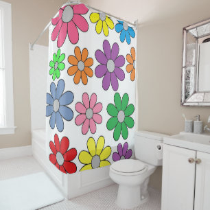 Duschvorhang - Crazy Daisies!