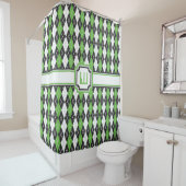 Duschvorhang der hinteren Raute (Beispiel)